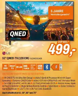 Expert LG 55QNED82A6B Ultra HD HDR QNED-TV 55" (139 cm) Angebot