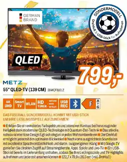 Expert Metz blue 55MQF8101Z Ultra HD HDR 800Hz QLED-TV 55" (139 cm) Angebot