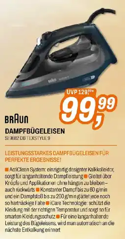 Expert Braun SI9682DB TexStyle 9 Dampfbügeleisen Angebot