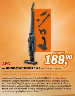 Expert AEG AS52CB18DB Clean 5000 Akkuhandstaubsauger 2-in-1 Angebot