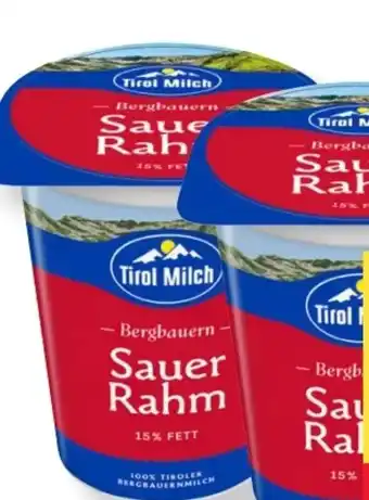 MPreis Tirol Milch Sauerrahm Angebot