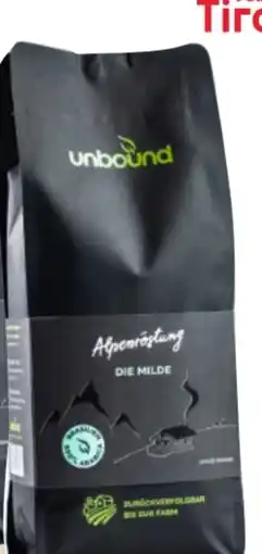 MPreis Unbound Alpenröstung Kaffee Angebot