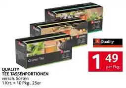Transgourmet Quality tee tassenportionen Angebot