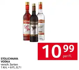 Transgourmet Stolichnaya Vodka Angebot