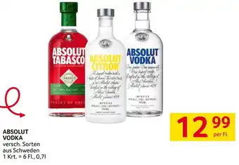 Transgourmet Absolut Vodka Angebot