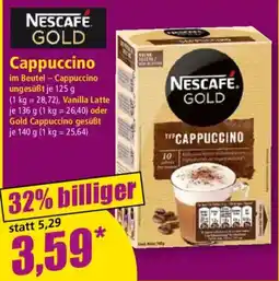 Norma Nescafé Cappuccino Angebot