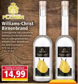 Norma Platner Williams-Christ Birnenbrand Angebot