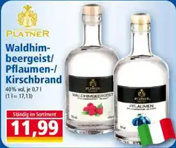 Norma Platner Waldhimbeergeist/ Pflaumen Kirschbrand Angebot