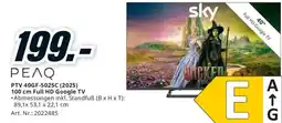 Media Markt ΡΕΛQ PTV 40GF-5025C (2025) 100 cm Full HD Google TV Angebot