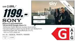 Media Markt SONY BRAVIA 8 (K55XR80PAEP) 139 cm OLED Google Smart-TV Angebot