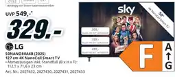 Media Markt LG 50NANO80A6B (2025) 127 cm 4K NanoCell Smart TV Angebot