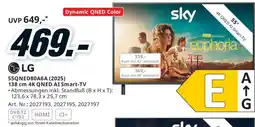 Media Markt LG 55QNED80A6A (2025) 138 cm 4K QNED AI Smart-TV Angebot