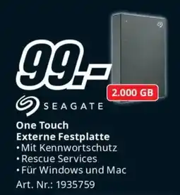 Media Markt Seagate one touch externe festplatte Angebot