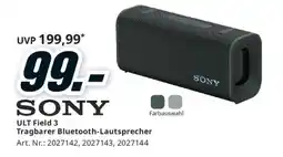 Media Markt Sony ult field 3 tragbarer bluetooth-lautsprecher Angebot