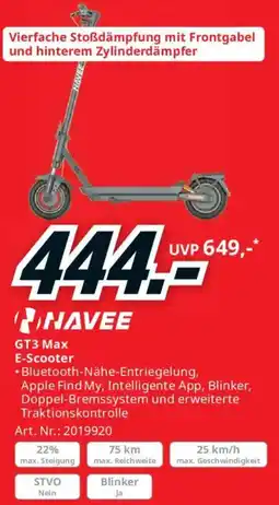Media Markt GT3 Max E-Scooter Angebot