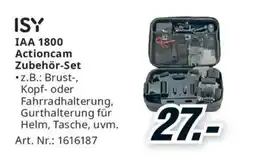 Media Markt ISY IAA 1800 Actioncam Zubehör-Set Angebot