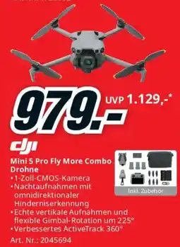 Media Markt Mini 5 Pro Fly More Combo Drohne Angebot