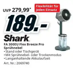 Media Markt Shark fa 300eu flex breeze pro sprühnebel Angebot