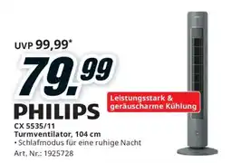 Media Markt PHILIPS CX 5535/11 Turmventilator, 104 cm Angebot