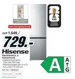 Media Markt Hisense rb440n4aca_a kühlschrank Angebot