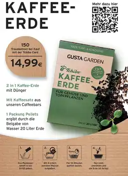 Tchibo Eduscho 2 in 1 Kaffee-Erde mit Dünger Angebot