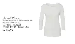 Tchibo Eduscho Shirt mit 3/4-Arm Angebot