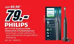 Media Markt PHILIPS HX7111/01 Sonicare 5500 Elektrische Schallzahnbürste Angebot
