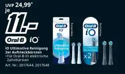 Media Markt Oral B iO Ultimative Reinigung 2er Aufsteckbürsten Angebot