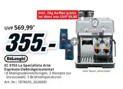 Media Markt DeLonghi EC 9155 La Specialista Arte Espresso Siebträgerautomat Angebot