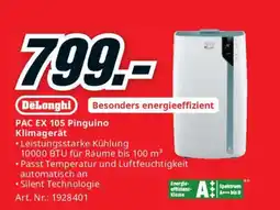 Media Markt DeLonghi PAC EX 105 Pinguino Klimagerät Angebot