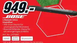 Media Markt Bose lifestyle ultra soundbar Angebot