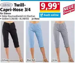 Norma Elle Nor Twill- Capri-Hose 3/4 Angebot