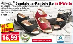 Norma Sandale oder Pantolette in H-Weite Angebot