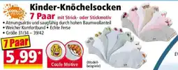 Norma Kinder-Knöchelsocken Angebot