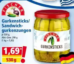 Norma Gurkensticks/ Sandwich- gurkenzungen Angebot