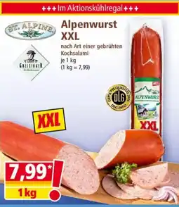Norma Alpenwurst XXL Angebot