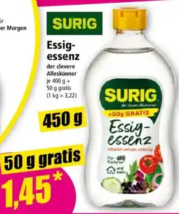 Norma Essig- essenz Angebot