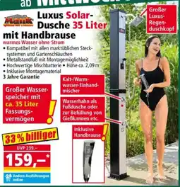 Norma Luxus solar dusche Angebot