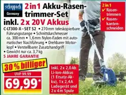 Norma 2in1 Akku-Rasen-trimmer set Angebot