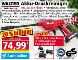 Norma Walter akku-druckreiniger Angebot