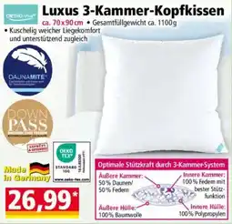 Norma Luxus 3-Kammer-Kopfkissen Angebot