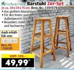 Norma Garten & Freizeit Barstuhl 2er-Set Angebot