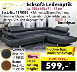 Norma Ecksofa Lederoptik Angebot