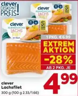 Billa Clever lachsfilet Angebot