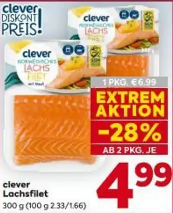 Billa Clever lachsfilet Angebot