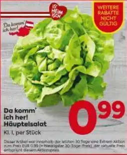 Billa Da kom ich her! häuptelsalat Angebot
