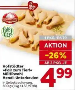 Billa Hofstädter fair zum tier! mehrwohl hendl-unterkeulen Angebot