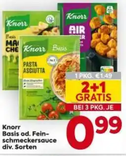 Billa Knorr Basis od. Fein- schmeckersauce Angebot