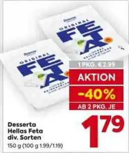 Billa Desserta Hellas Feta Angebot