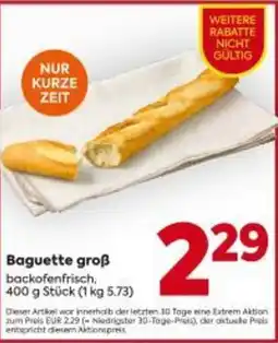 Billa Baguette groß Angebot